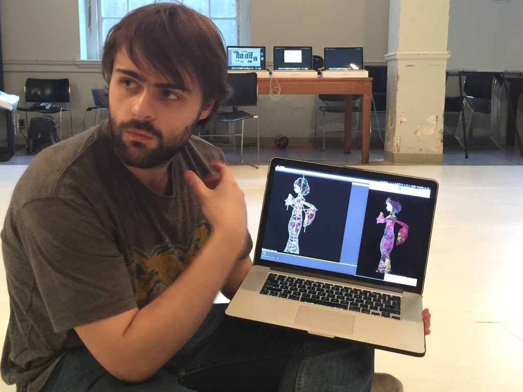Monty and digital puppet